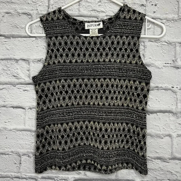Vintage Jaipur Y2K Sleeveless top size Petite Medium - Picture 1 of 5